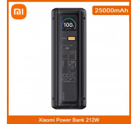 Xiaomi Mi Power Bank 25000mah 212W, сертификация CCC, C1 140W + C2 45W + U 120W (P03MI) black