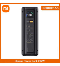 Xiaomi Mi Power Bank 25000mah 212W, сертификация CCC, C1 140W + C2 45W + U 120W (P03MI) black