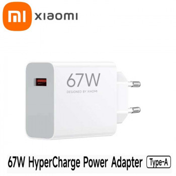 Xiaomi 67W HyperCharge Power Adapter Type-A, model MDY-12-EH, white