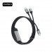 Xiaomi CukTech 2-in1 (C to C+C) 100W Charge Cable, 1m, 5A, model C2C515, black