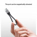 Xiaomi CukTech Type-C to Type-C 240W Braided Cable, 0.15m, 6A, model CTC615S, black