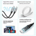 Xiaomi CukTech Type-C to Type-C 240W Braided Magnetic Cable, 1m, 6A, model CMC610, black