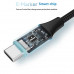 Xiaomi CukTech Type-C to Type-C 240W Braided Magnetic Cable, 1m, 6A, model CMC610, black