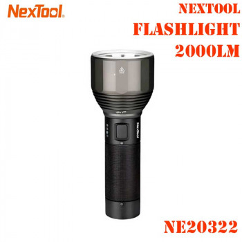 Светодиодный фонарь Xiaomi NexTool Flashlight 2000LM (NE20322), 5000 mah, IPX7, черный