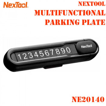 Xiaomi Nextool Multifutional Parking Plate, NE20140, автовизитница, парковочная карта, black