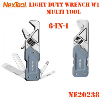 Мультитул Xiaomi NexTool Light Wrench W1, 6-in-1 (NE20238)  gray